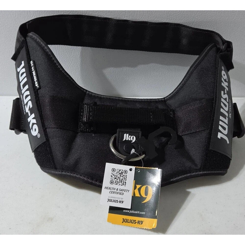 Julius K9 IDC Power Harness Black Size 2XL NWT